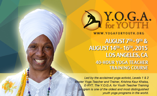 Y.O.G.A. for Youth Teacher Training